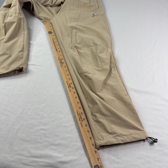 Air Jordan Track Pants Mens XL Beige Essential Woven Trouser Stretch Performance - Picture 8 of 12